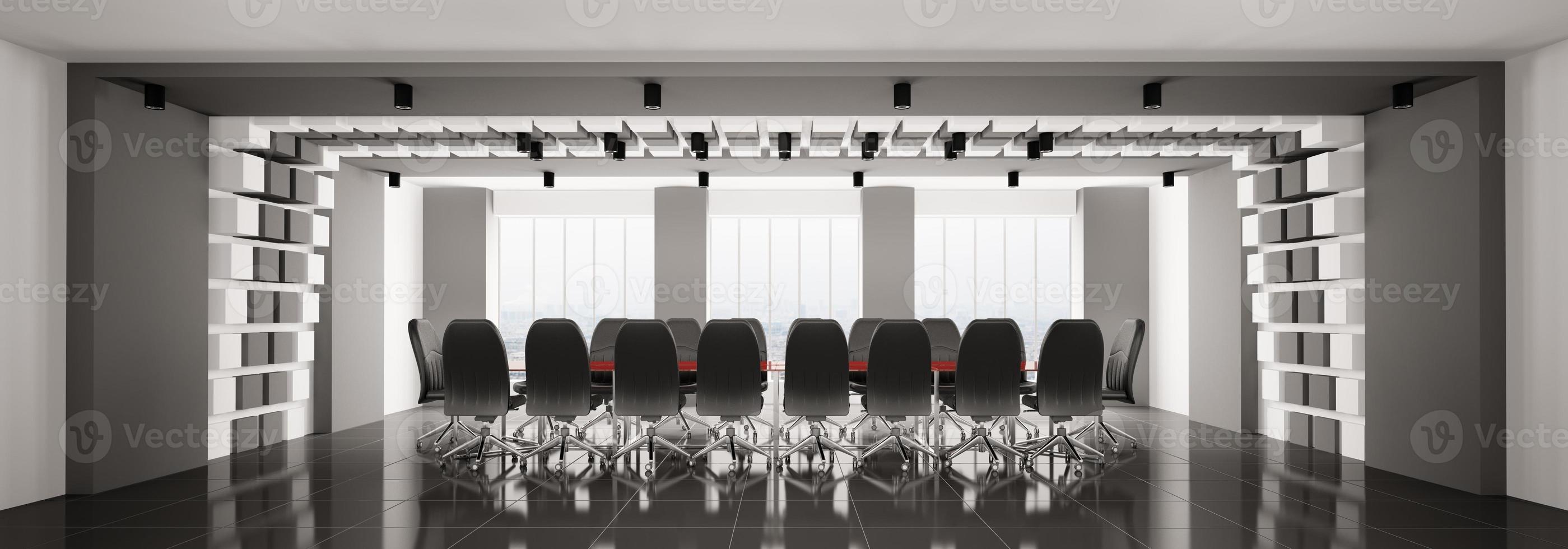 moderne boardroom panorama 3d foto