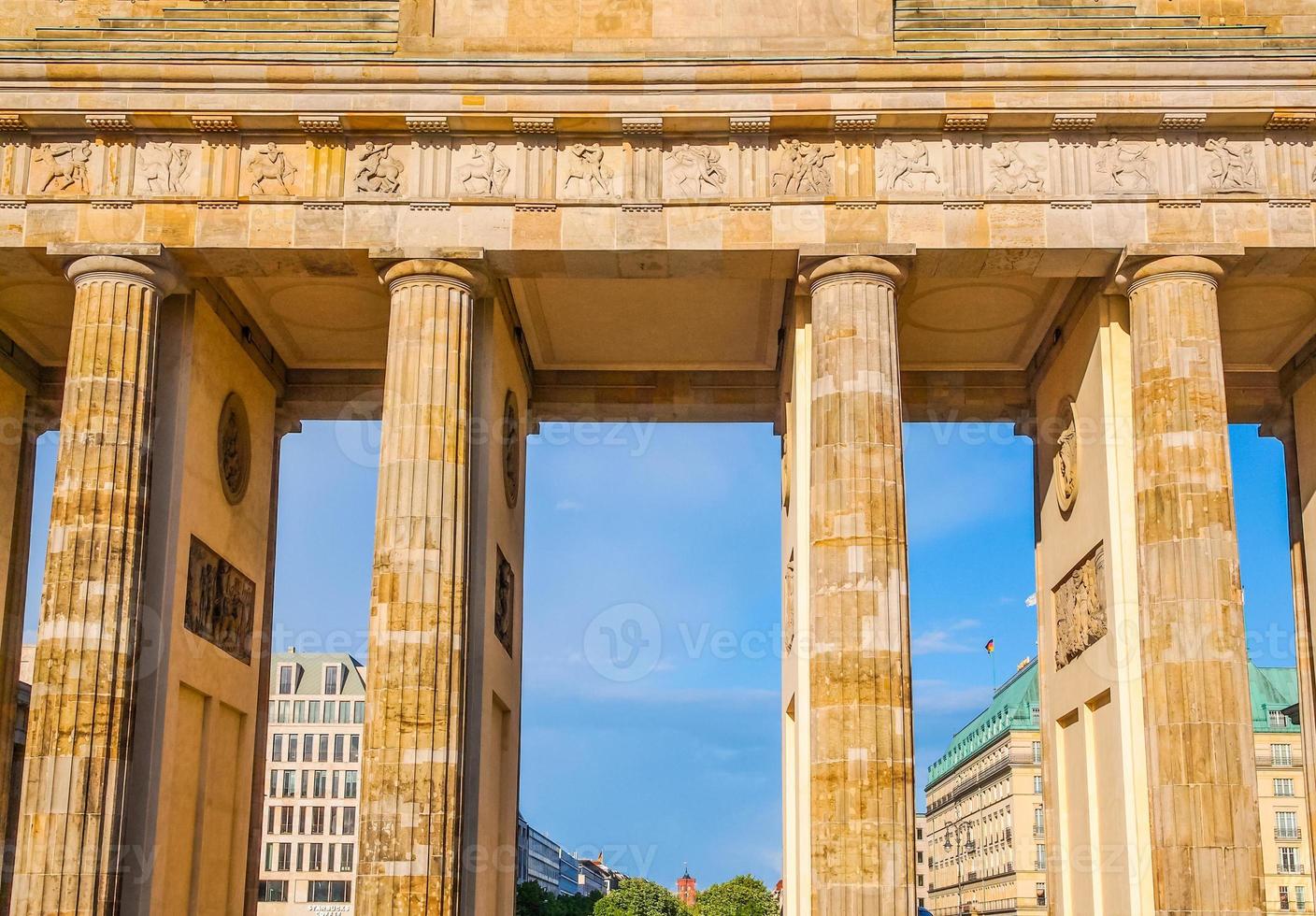 hdr brandenburger tor berlijn foto