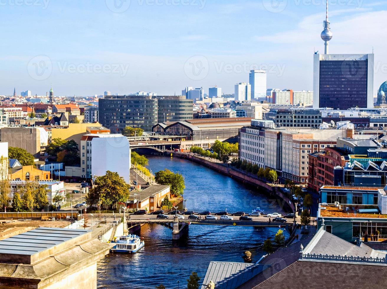 hdr spree rivier in berlijn foto