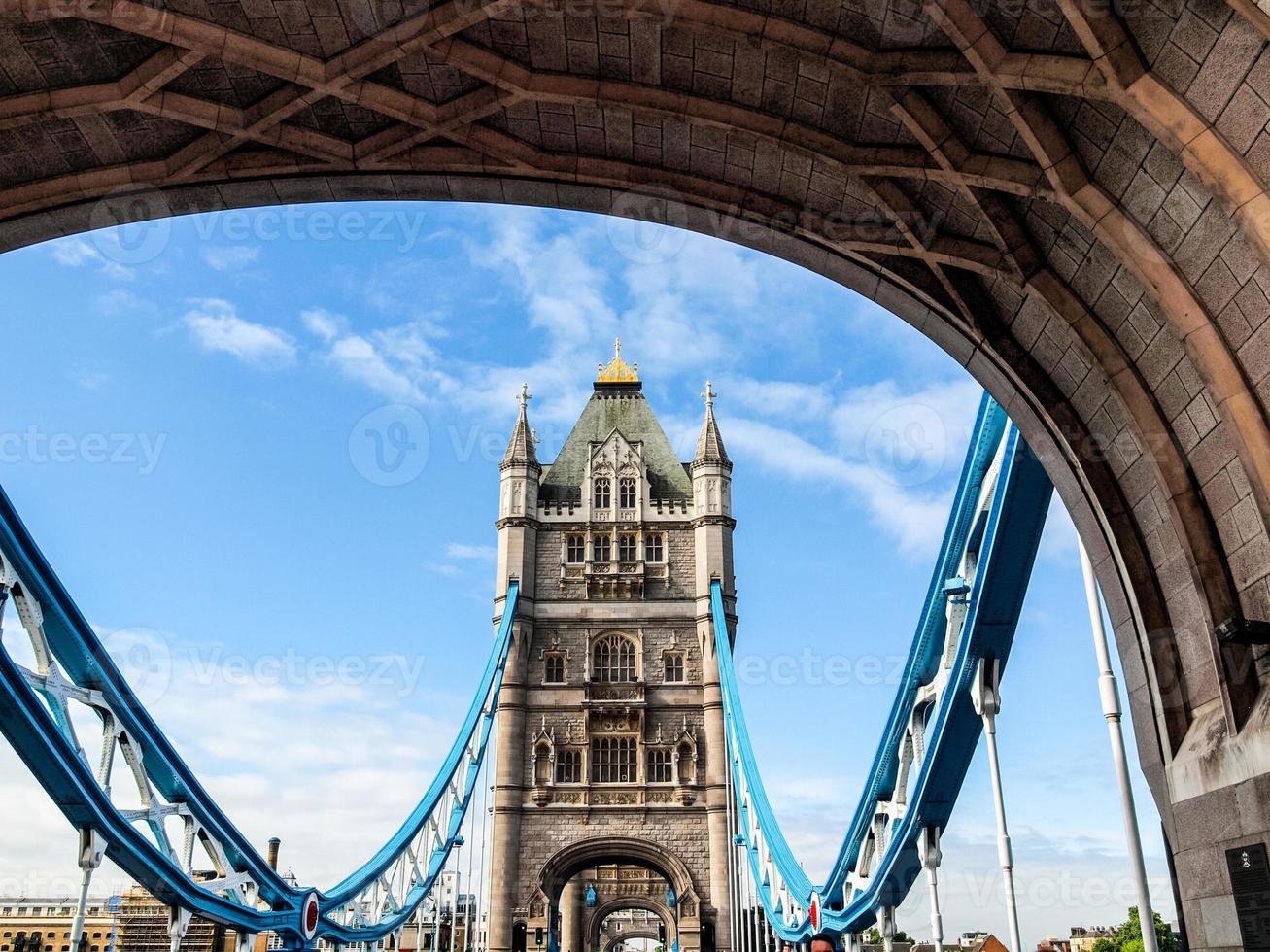 hdr tower bridge, londen foto