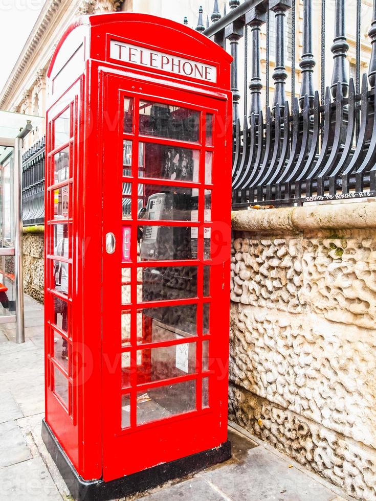 hdr londen telefooncel foto