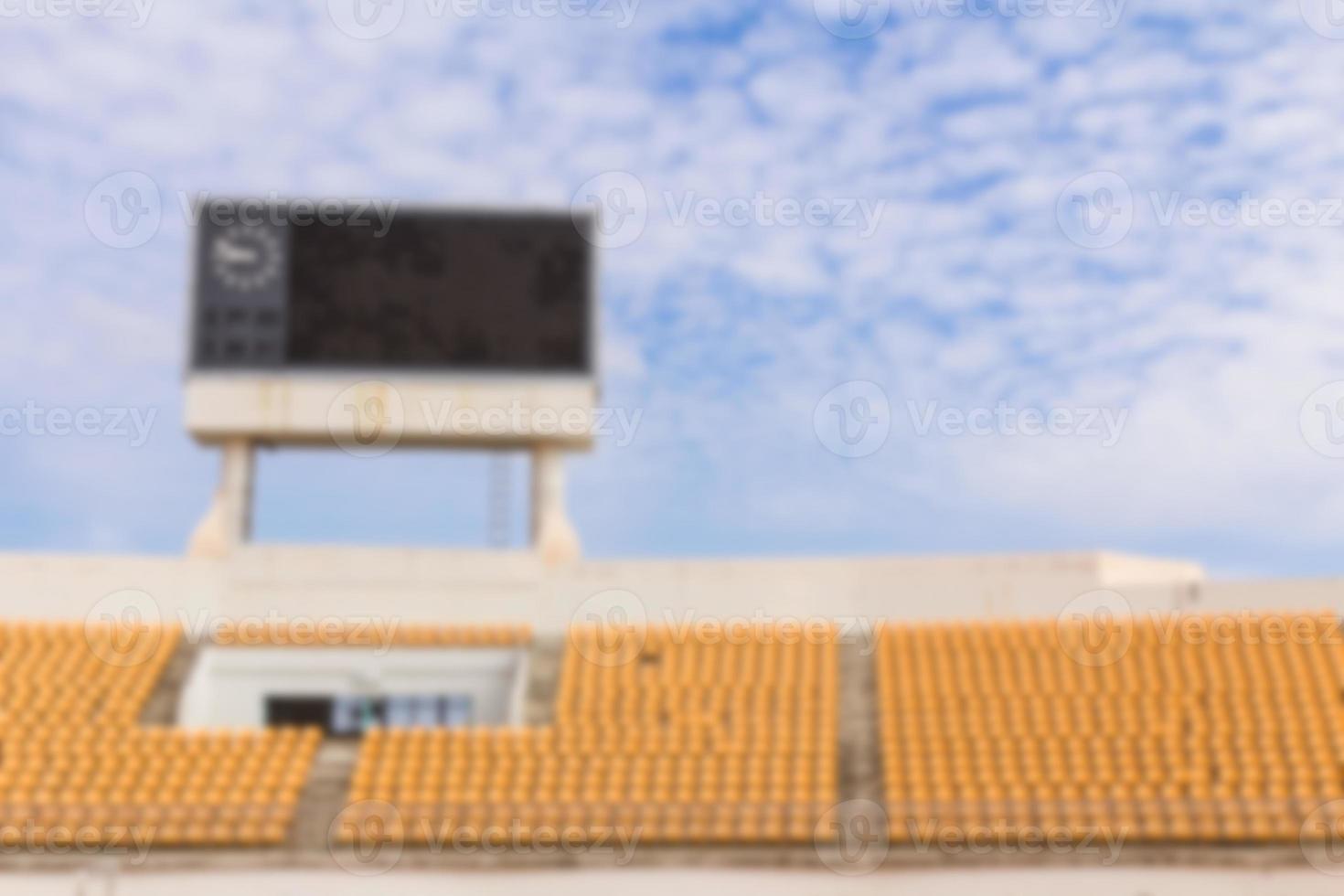 wazig het stadion met scorebord foto