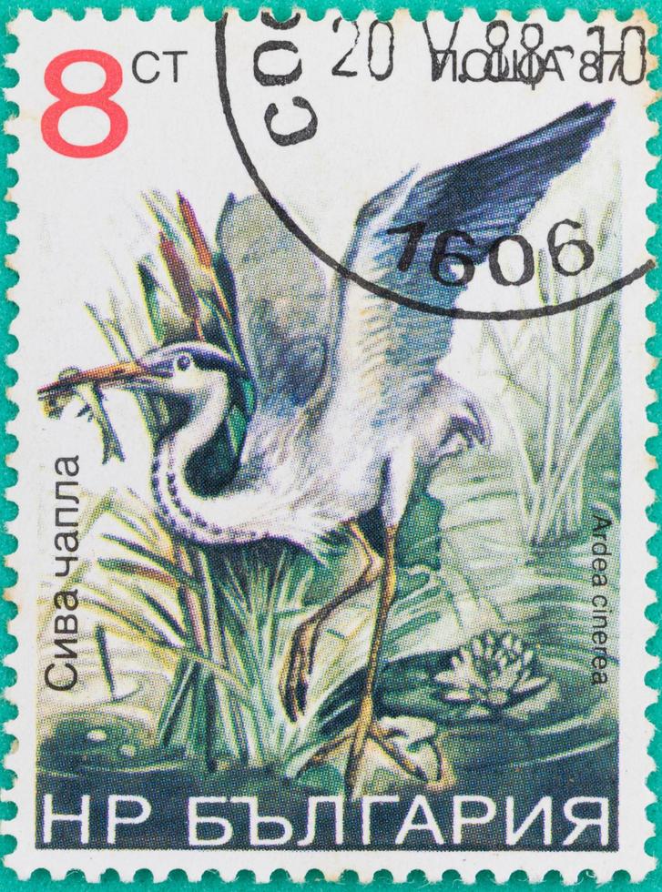 postzegels waren gedrukt in de Russische Federatie foto