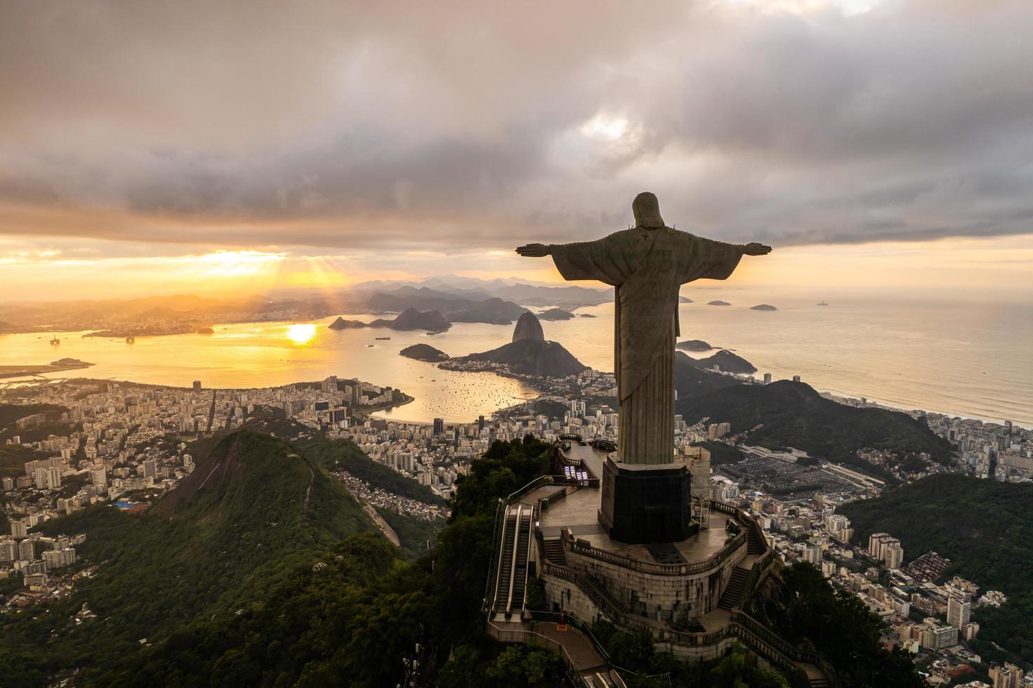 Rio de Janeiro, Brazilië, 2022 - Christus de Verlosser foto