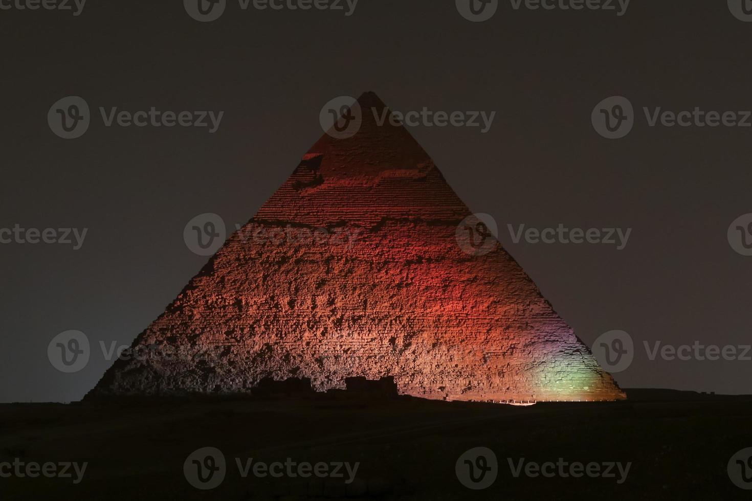 piramide van khafre in cairo, egypte foto