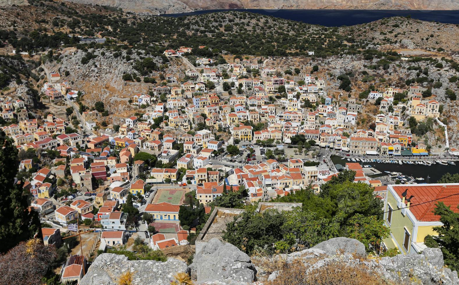 symi eiland in griekenland foto