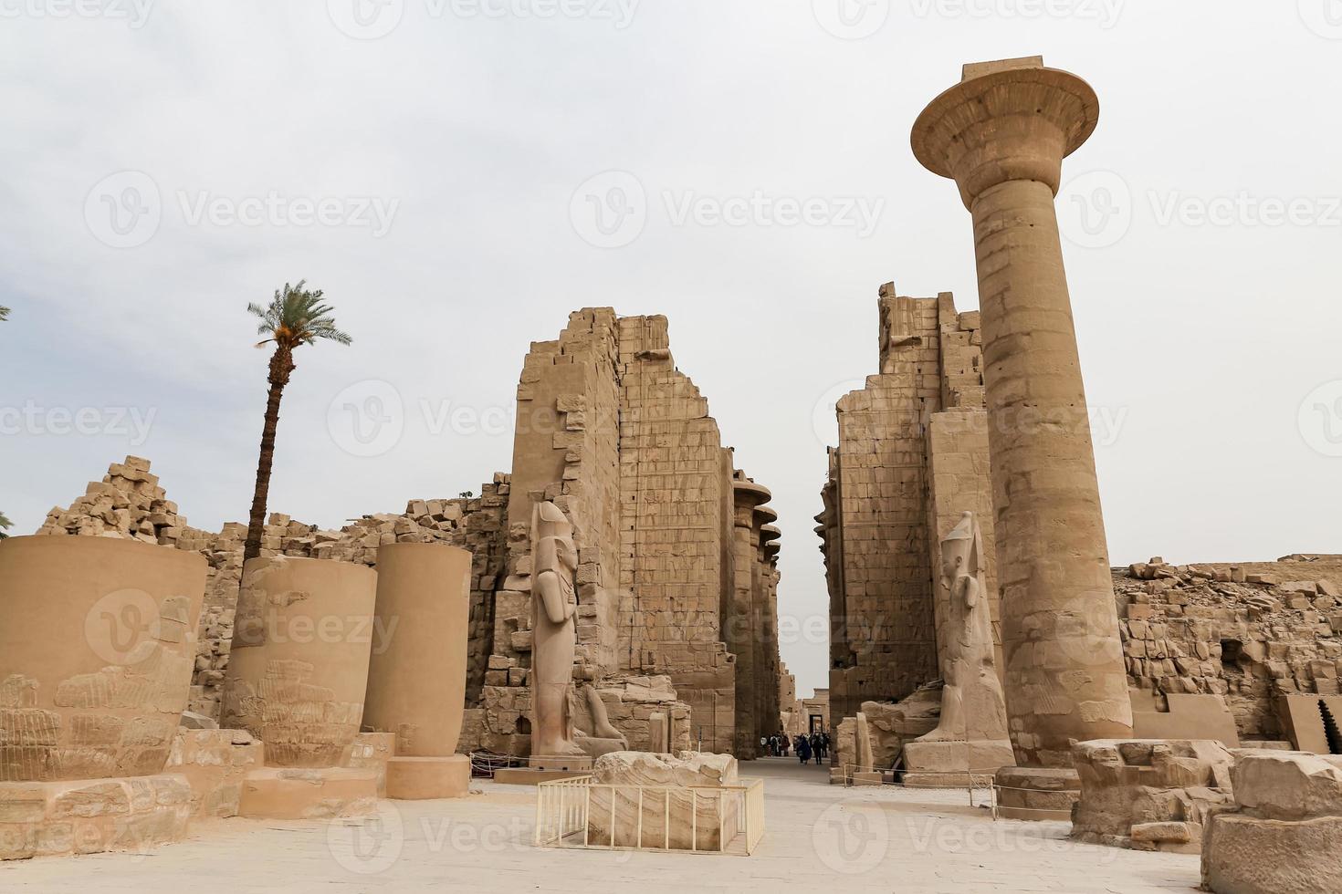 karnak tempel in luxor, egypte foto