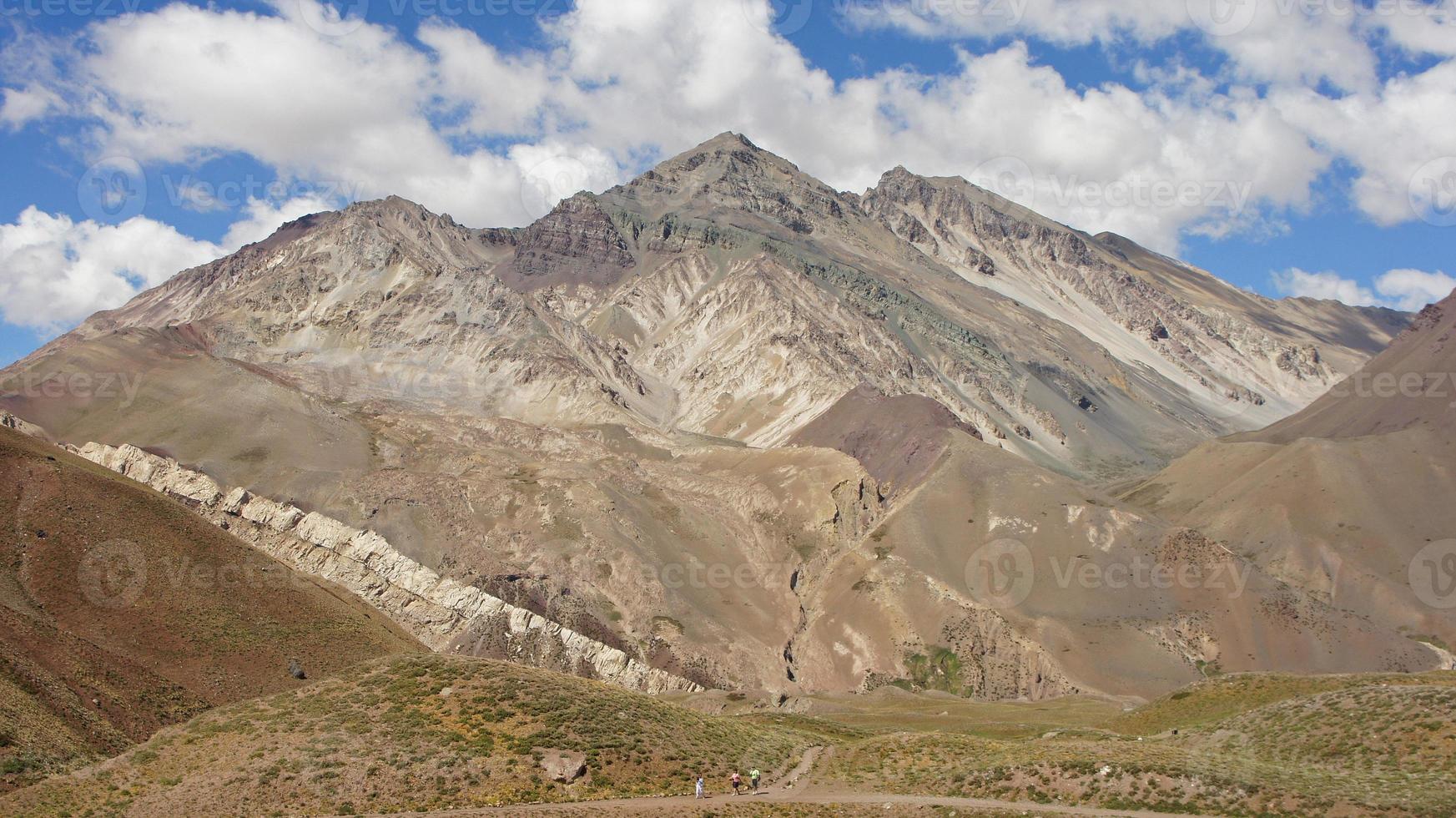 np aconcagua, andesgebergte, argentinië foto