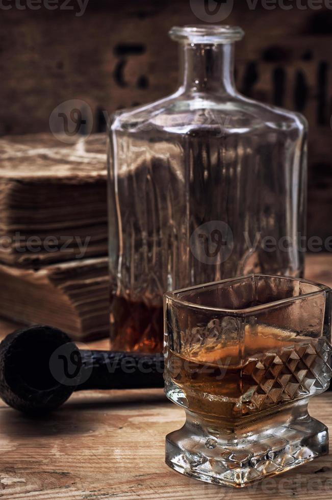 alcoholische drank van whisky foto