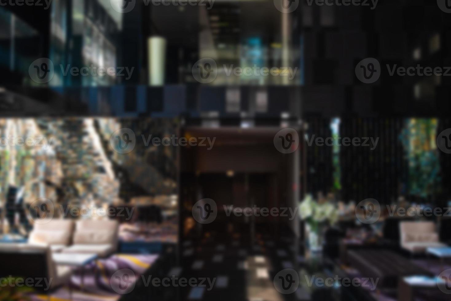 wazig restaurant of coffeeshop achtergrond voor product display montage modorn foto