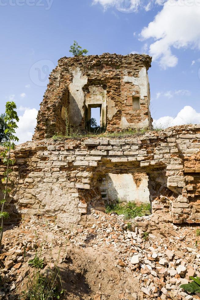 ruïnes van een fort in europa foto