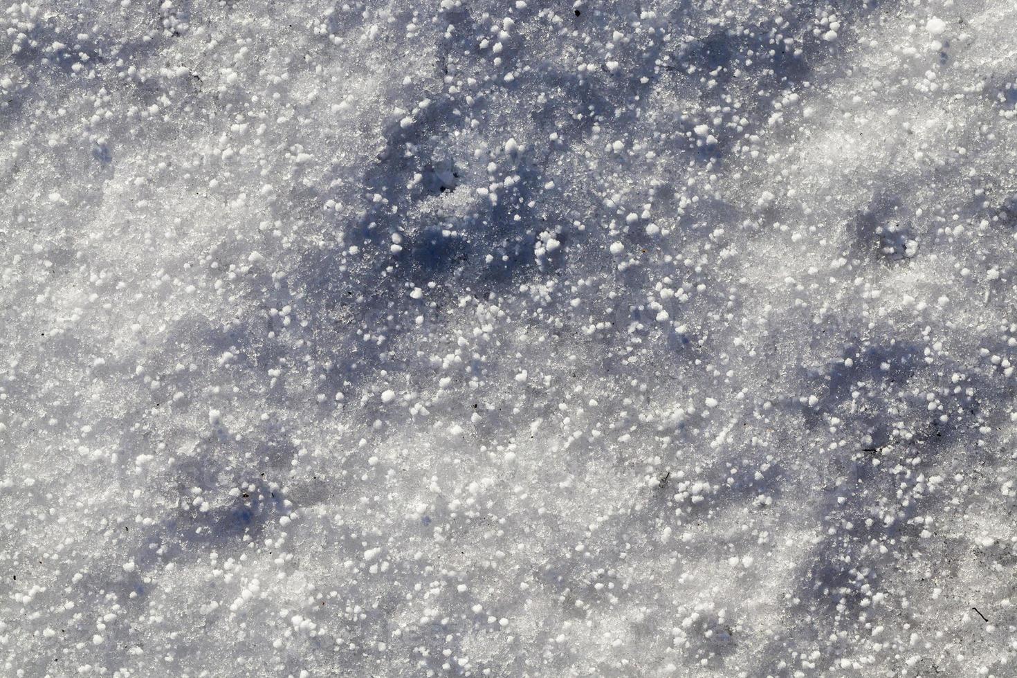 sneeuw drijft in de winter foto