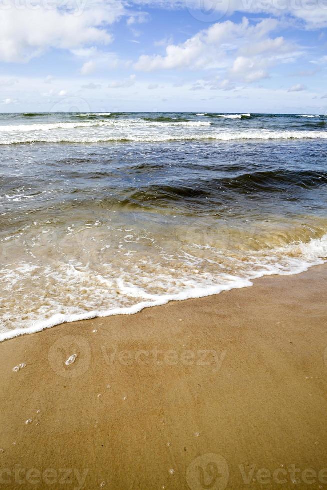 de Oostzee is koud in de zomer foto