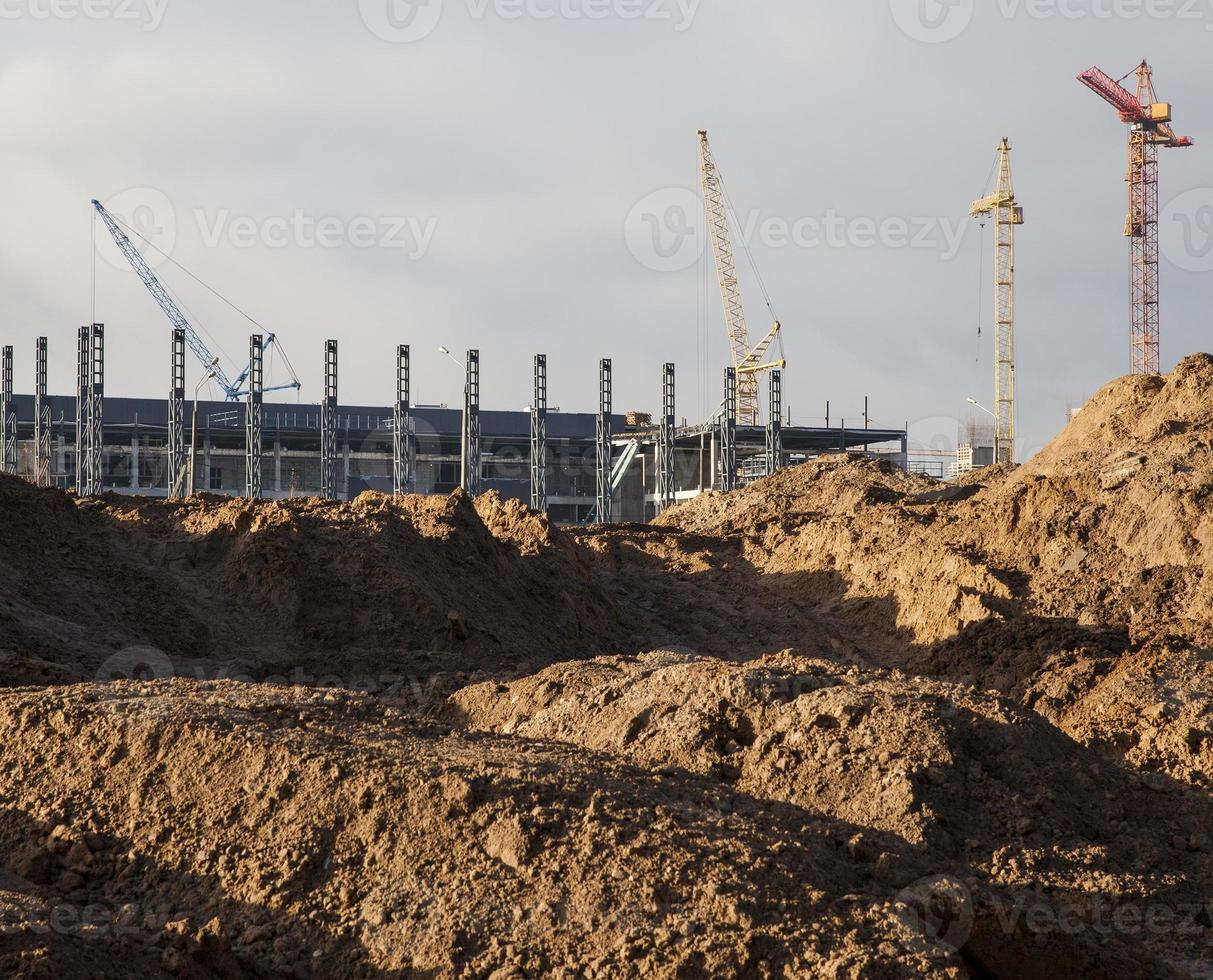 bouw van een nieuw gebouw foto