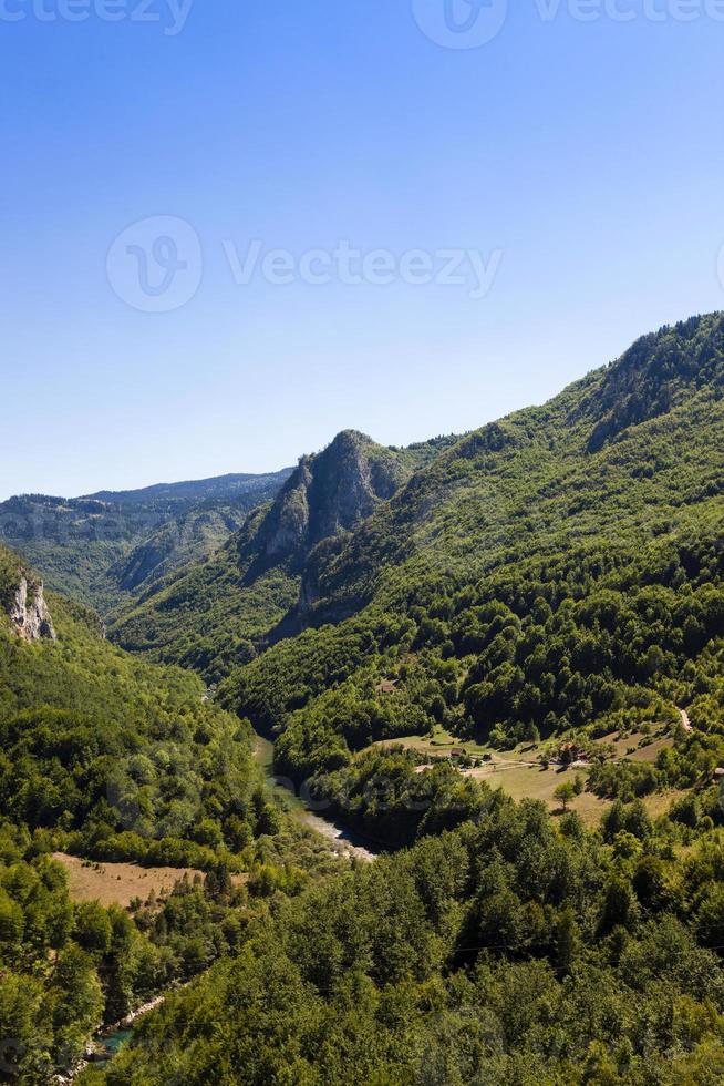 bergdistrict, montenegro foto