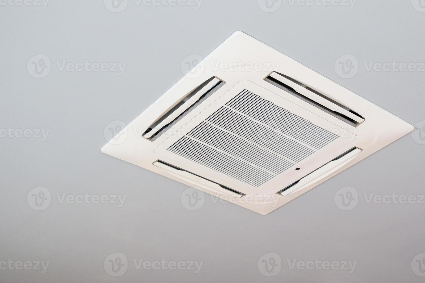 plafond gemonteerd cassette type airconditioning systeem foto