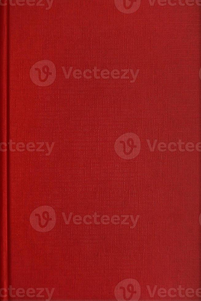 rood boek met blanke pagina foto