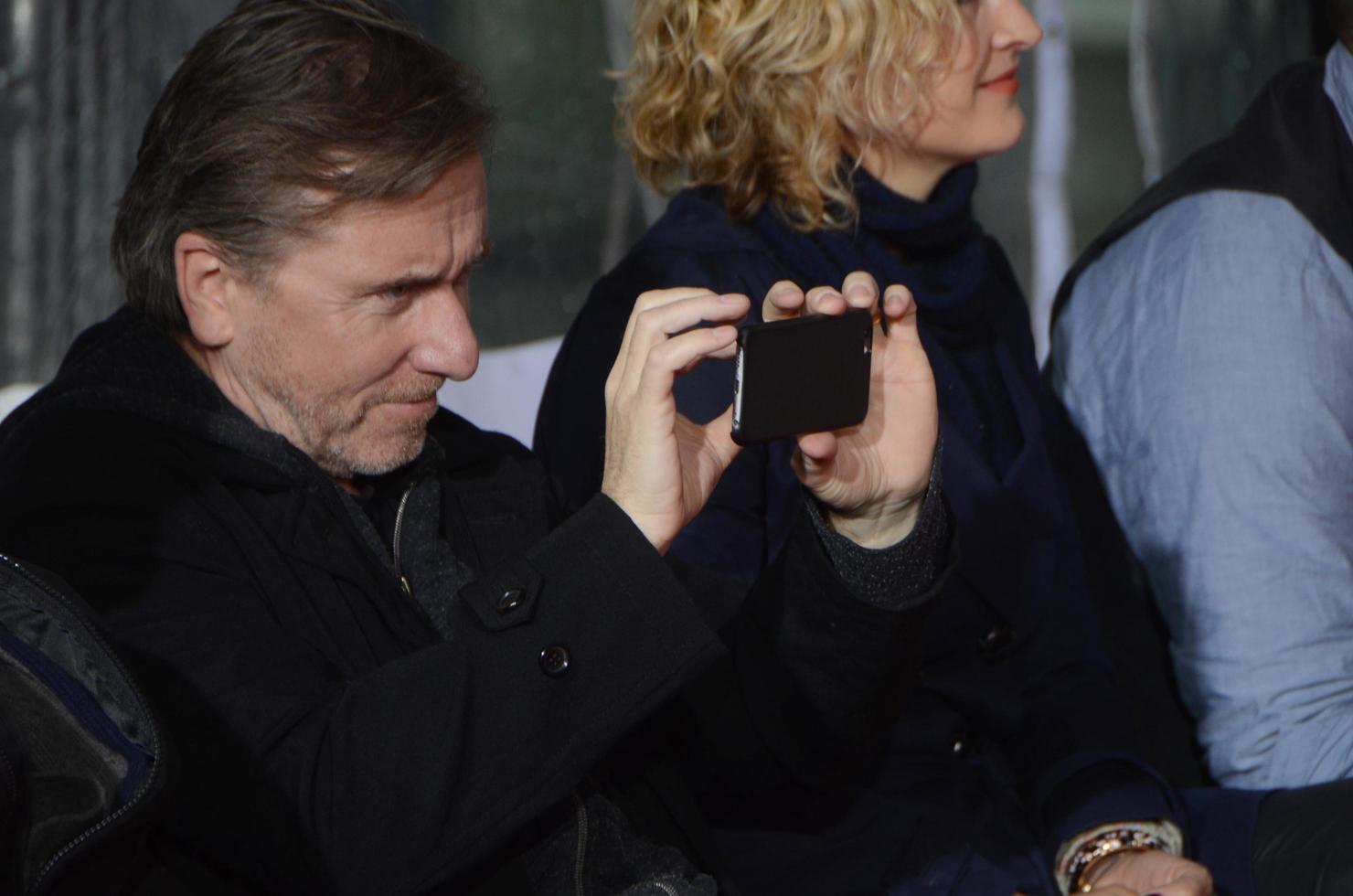 los angeles, 5 jan - tim roth bij de quentin tarantino hand- en voetafdrukkenceremonie in het tcl chinese theater imax op 5 januari 2016 in los angeles, ca foto