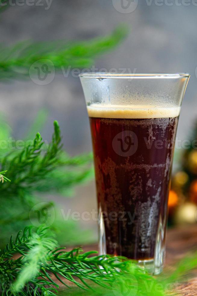 warm kerstmis drankje koffie, cocktail, cacao nieuwjaar zoet dessert huis vakantie sfeer maaltijd eten snack op tafel kopieer ruimte voedsel achtergrond foto