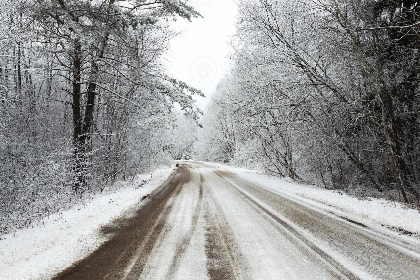 de winterweg foto