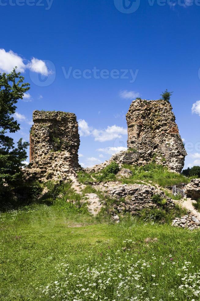 vestingmuur ruïneren foto