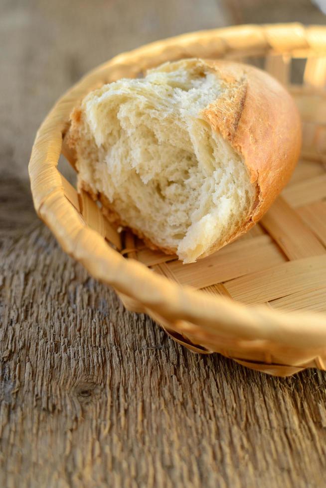 een stukje brood voor het dieet foto