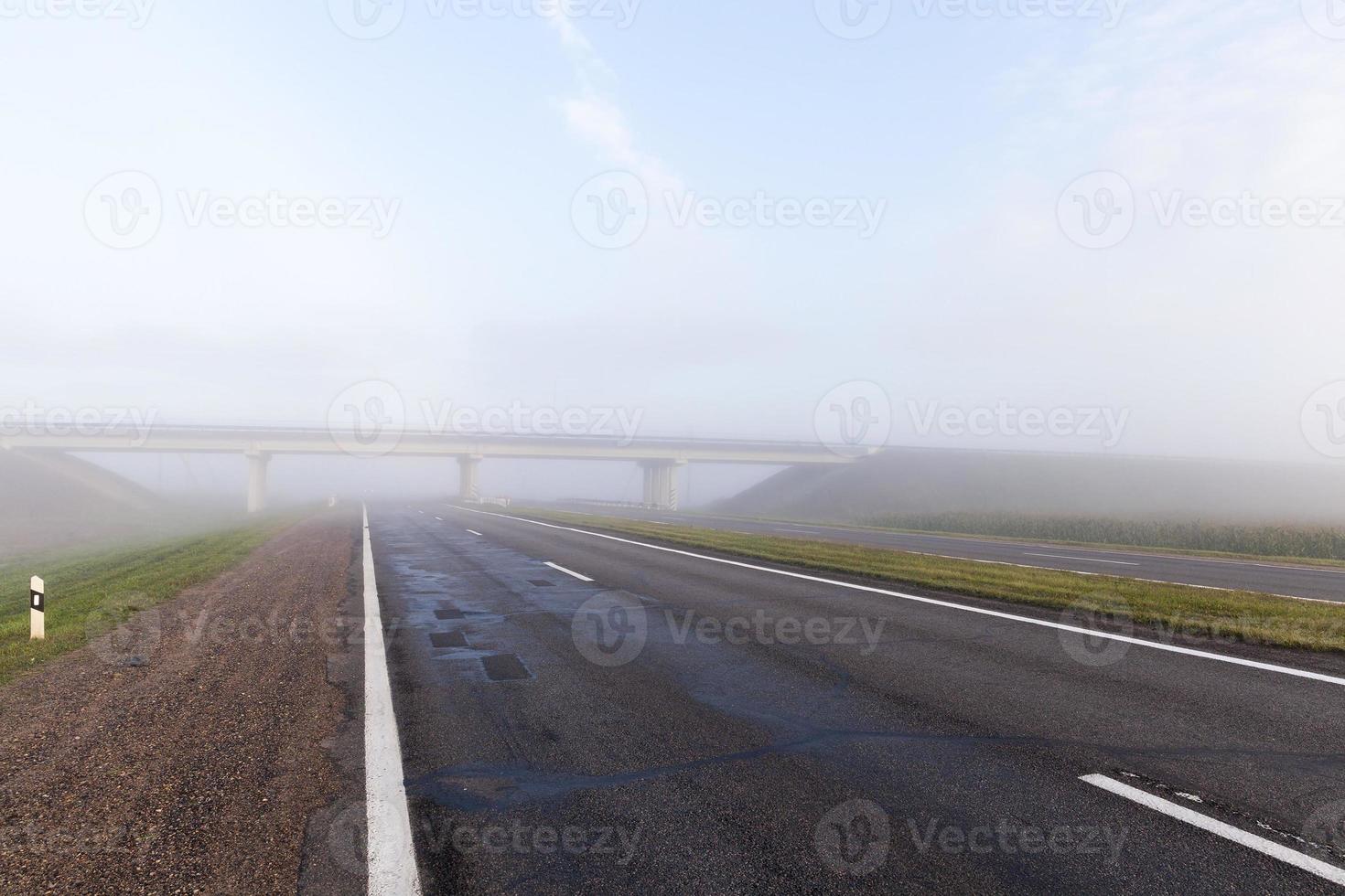 wegenplan brug mist foto