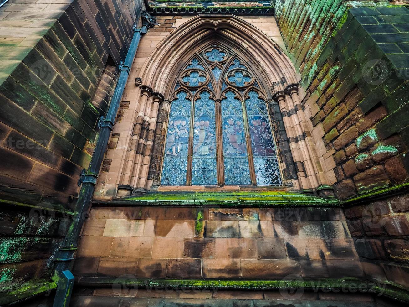 hdr kathedraal van chester in chester foto