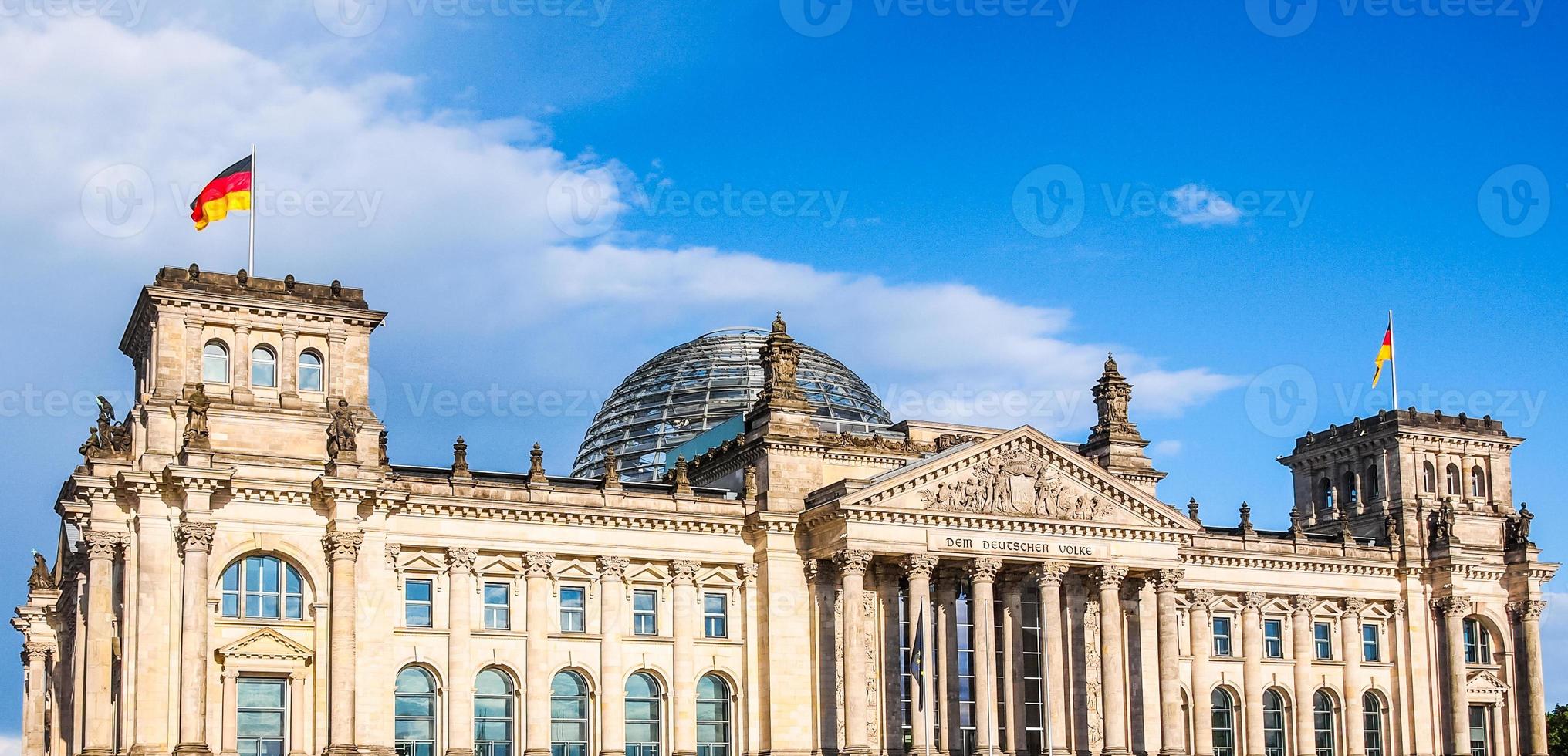 hdr rijksdag in berlijn foto