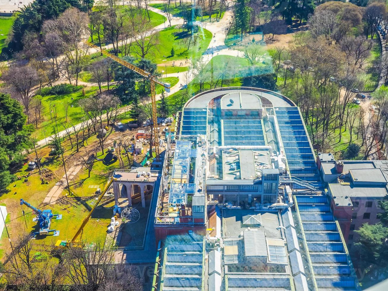 hdr milaan luchtfoto foto