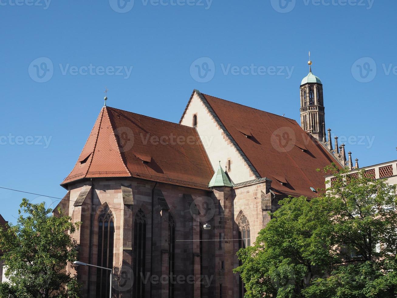 frauenkirche kerk van onze lieve vrouw in nuernberg foto