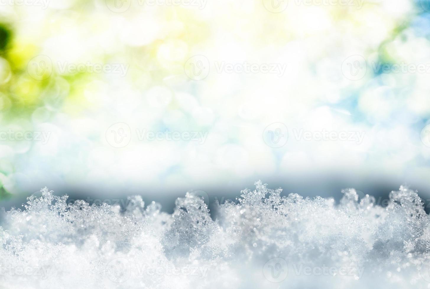achtergrond van sneeuw. winters landschap. de textuur van de sneeuw foto