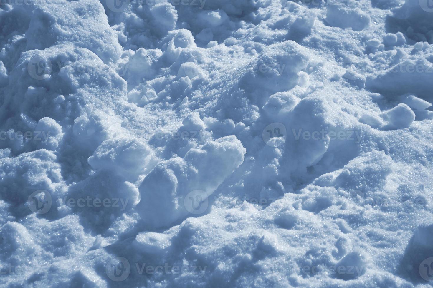 achtergrond. winters landschap. de textuur van de sneeuw foto