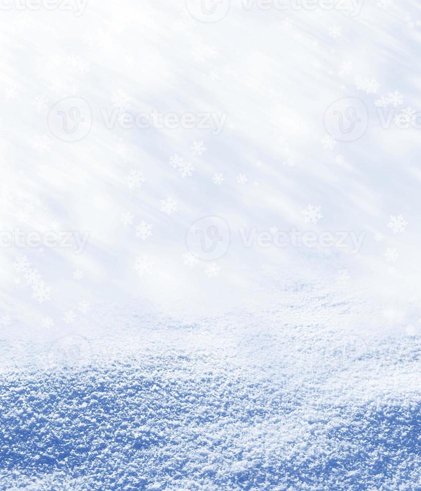 achtergrond van sneeuw. winterlandschap foto