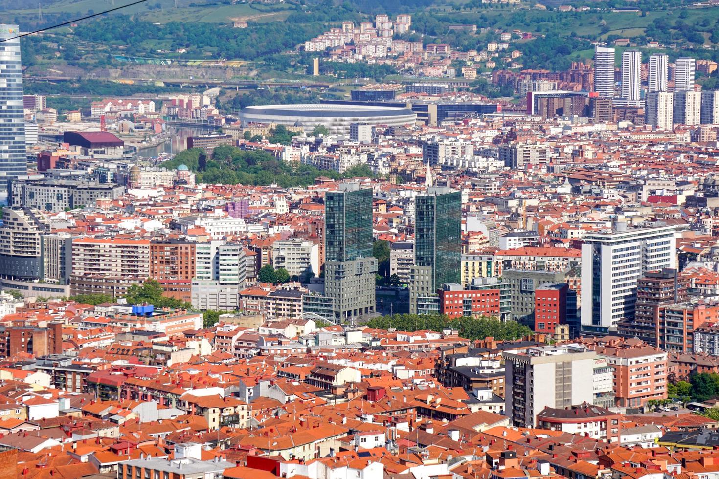 stadsgezicht van bilbao stad, baskenland, spanje, reisbestemmingen foto