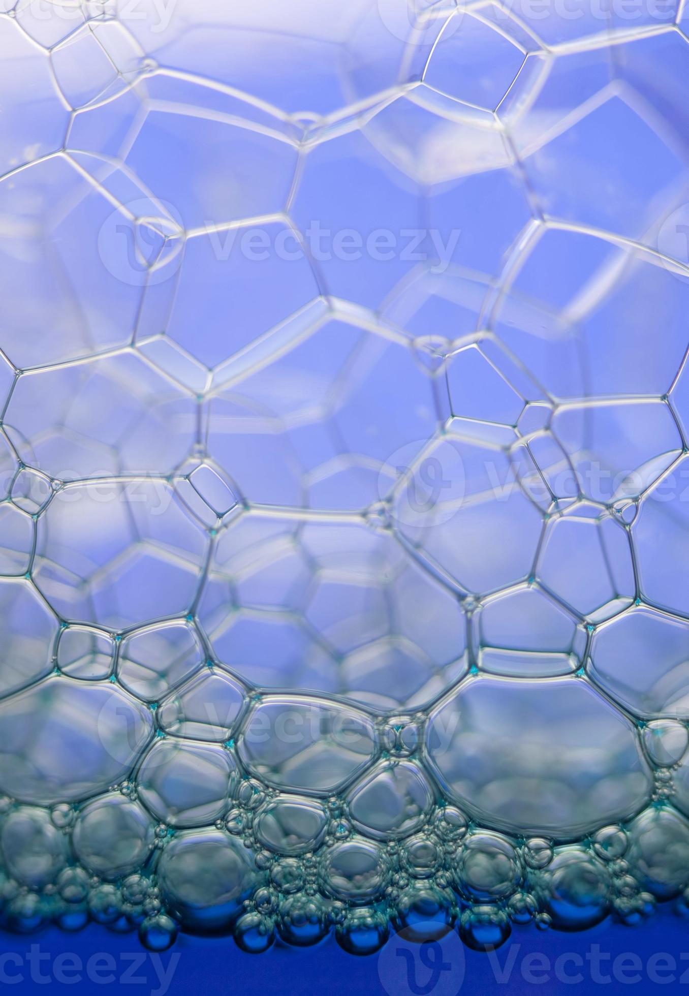 zeepbellen extreme close-up foto
