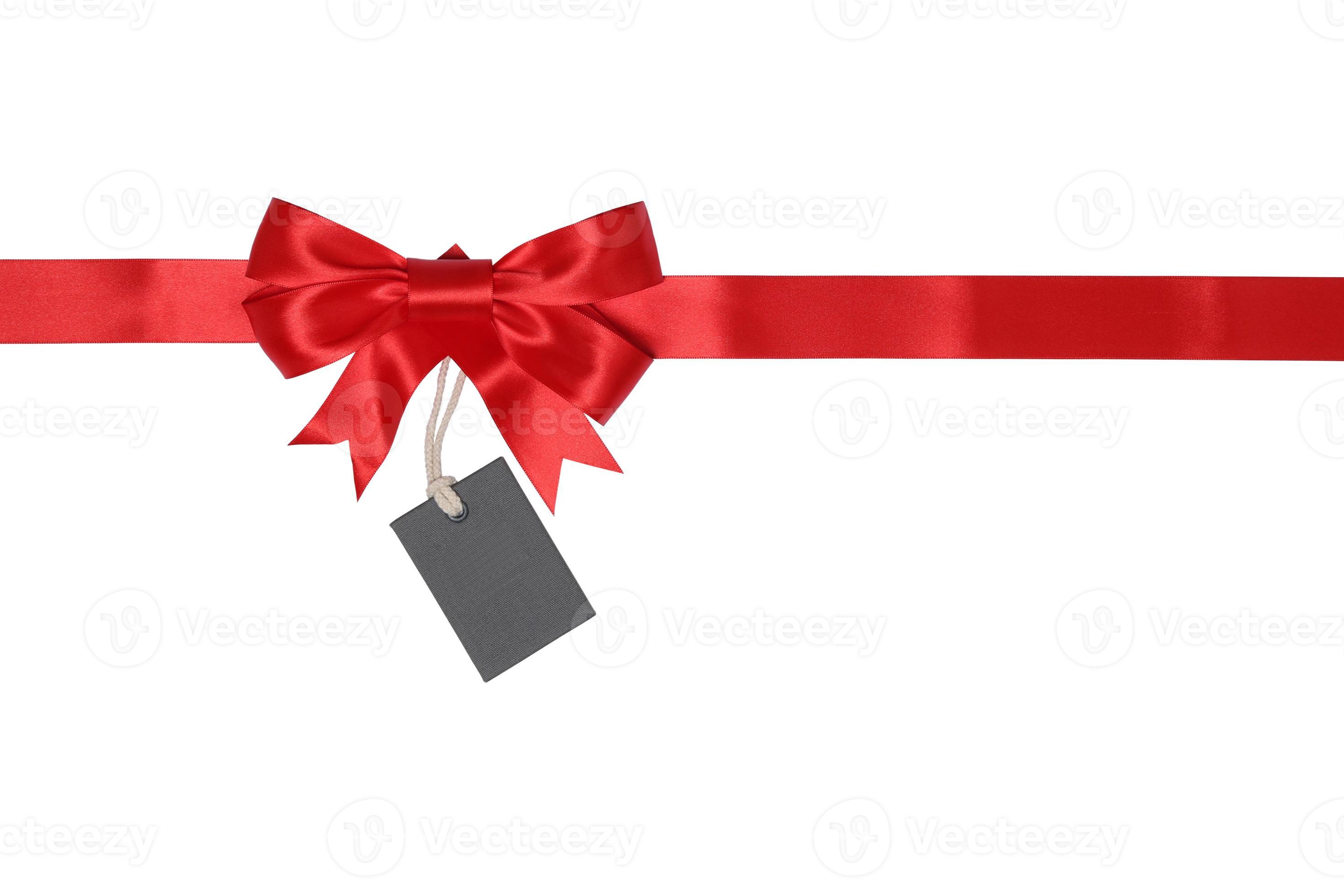 lege cadeau-tag met strik geschenken 1372177