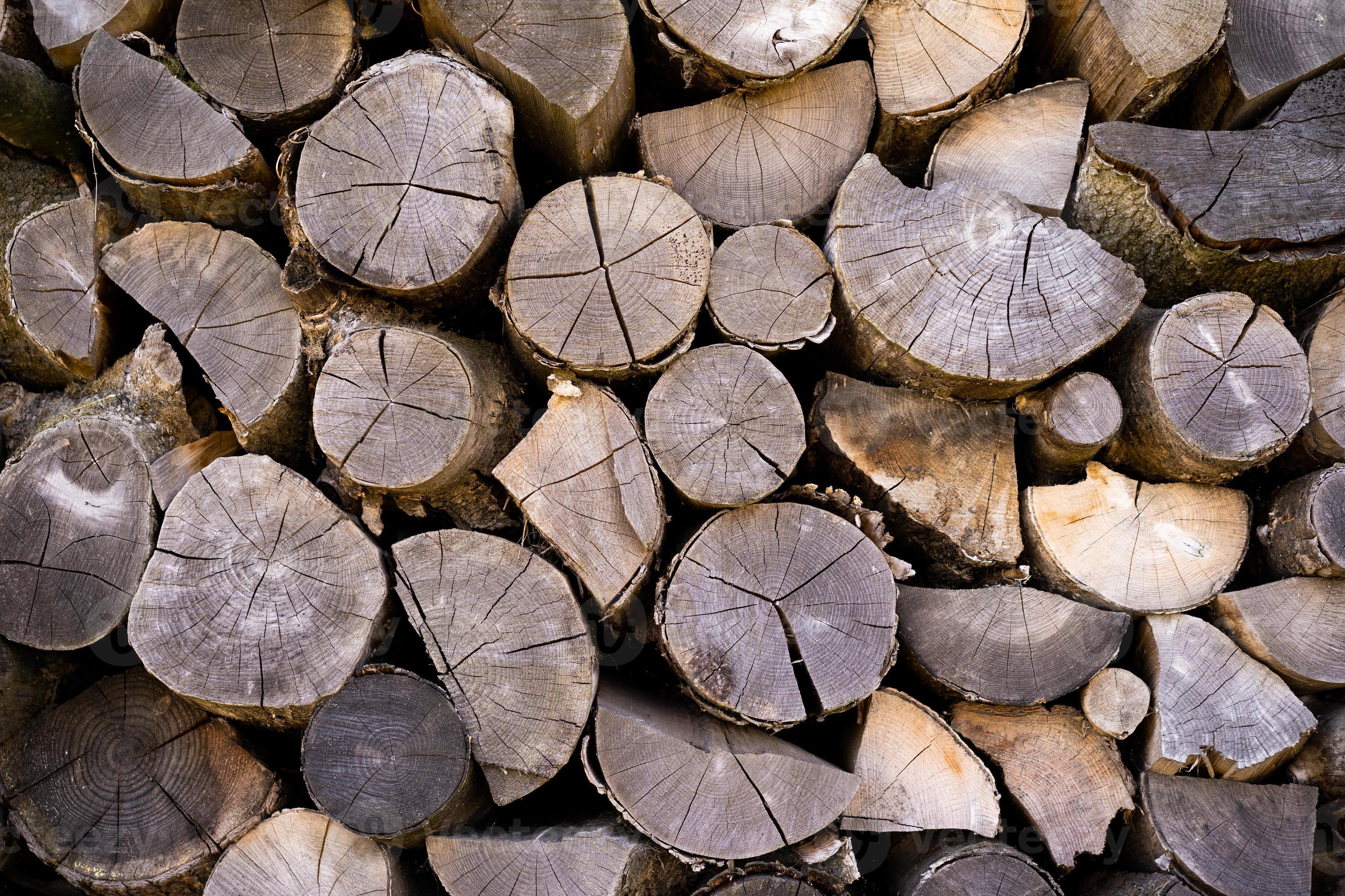 Woordenlijst Afleiden Boren prachtig gestapeld brandhout, natuurlijk hout voor brandend in de oven  17624116 stockfoto bij Vecteezy