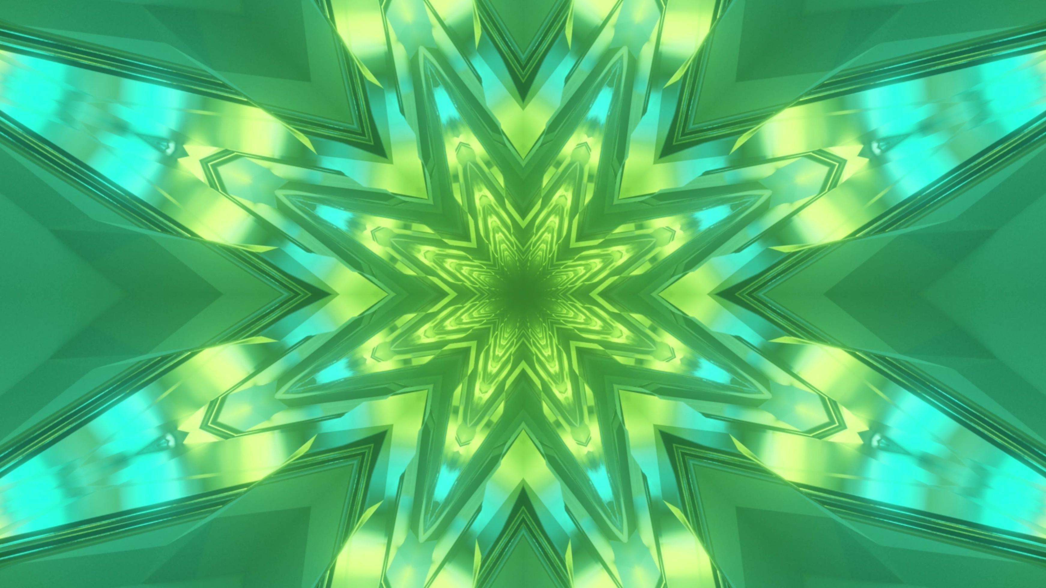 kleurrijke 3d caleidoscoop ontwerp illustratie voor achtergrond of textuur foto