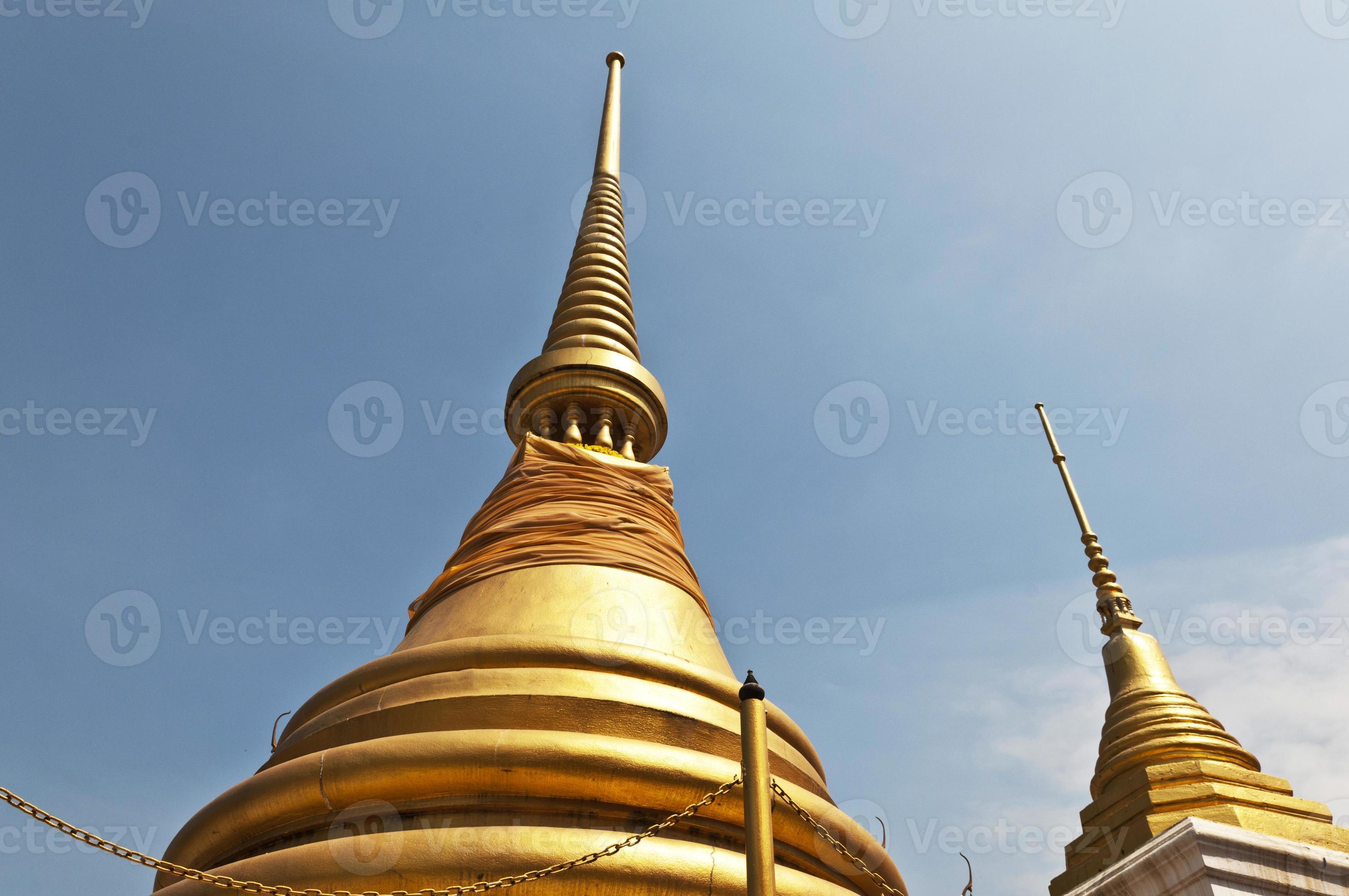 pagode is een prachtige gouden pagode foto