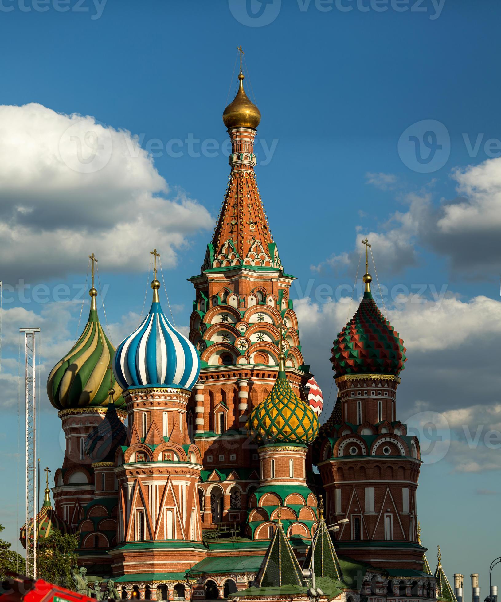 Moskou, st. basil's kathedraal foto