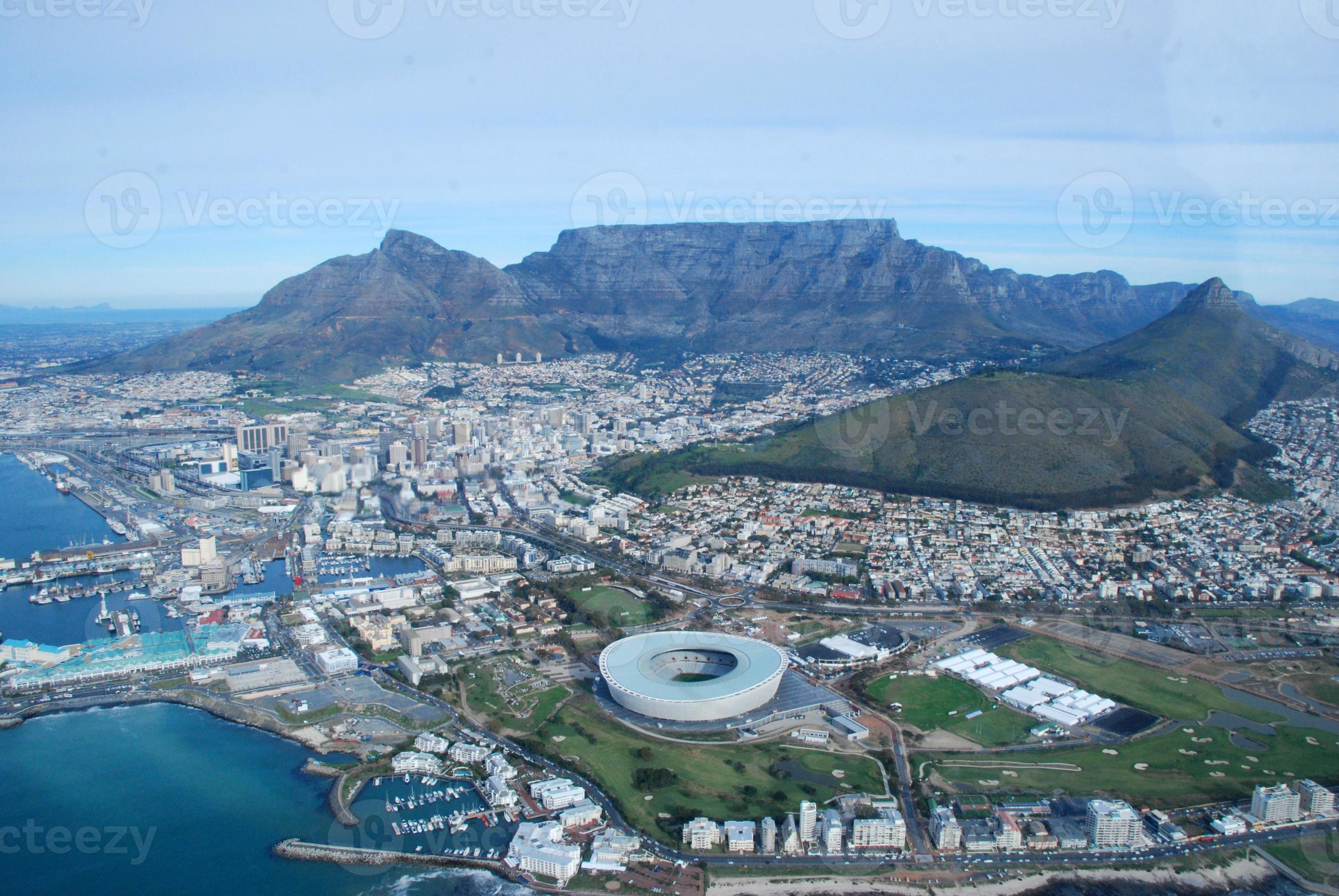 luchtfoto van Kaapstad foto
