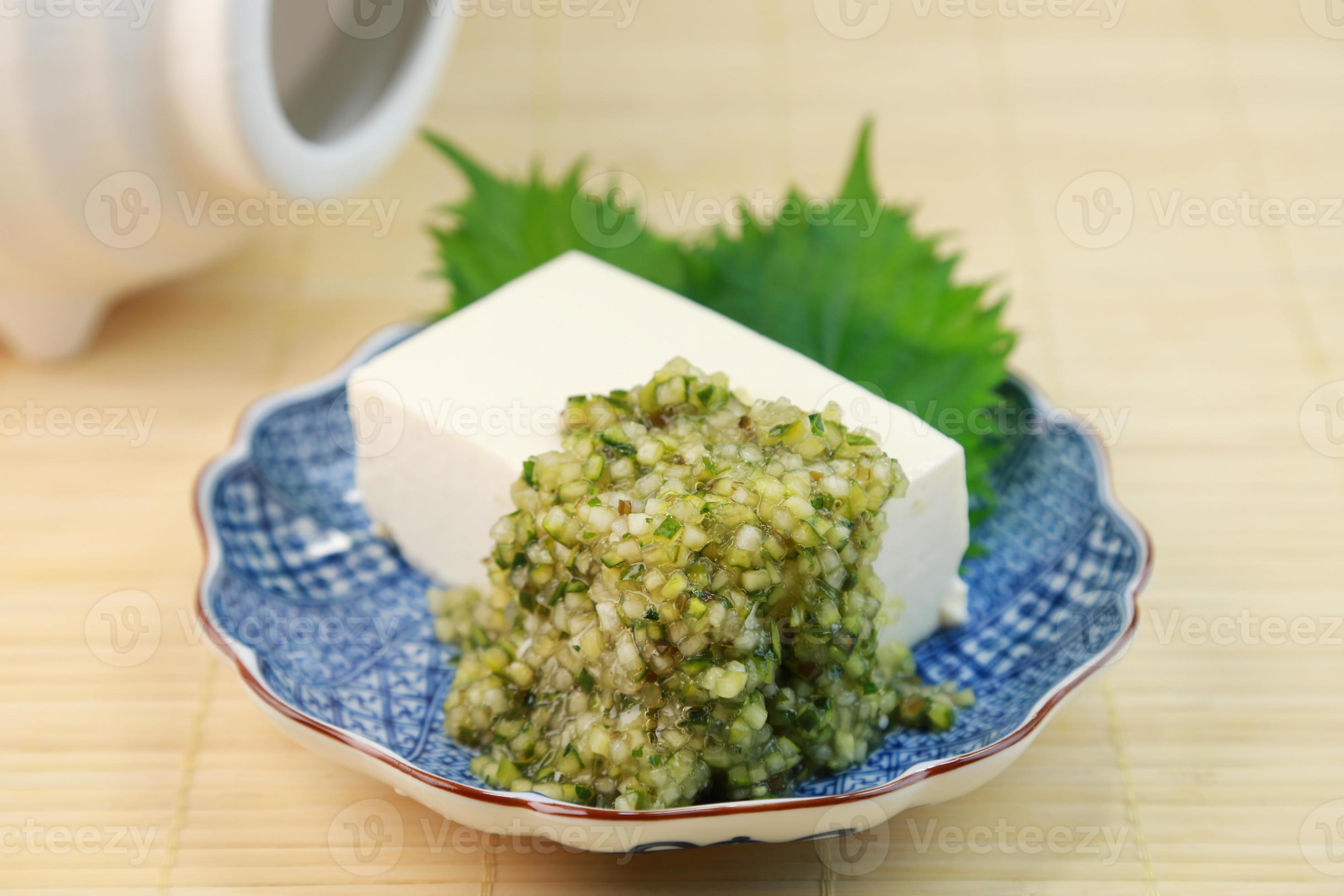 potherb en tofu foto