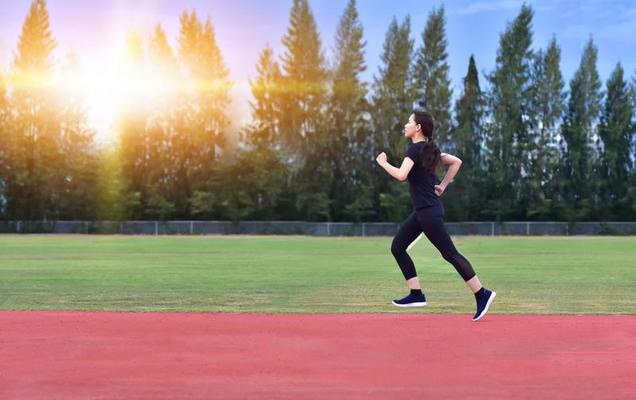 Joseph Banks overzien Temerity sportvrouwen hardlopen of joggen 4849633 Stockfoto