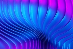 3d illustratie van een klassieke blauwe en roze abstracte gradiëntachtergrond met lijnen. afdrukken van de golven. moderne grafische textuur. geometrisch patroon. foto