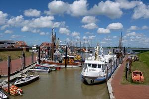 ditzum aan de rivier de ems foto