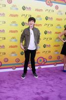 Los Angeles, 22 oktober - Greyson Chance arriveert op de 2011 Variant Power of Youth-avond in de primordiale studio's op 22 oktober 2011 in Los Angeles, ca. foto