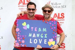 Los Angeles, 16 okt - Lawrence Zarian, Gregory Zarian bij de als Association Golden West Chapter Los Angeles County Walk om Als te verslaan in het Exposition Park op 16 oktober 2016 in Los Angeles, Ca foto