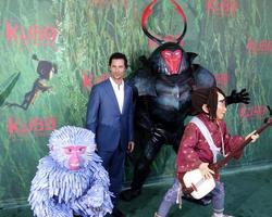 los angeles, 14 aug - matthew mcconaughey bij de kubo and the two strings première op de amc universal citywalk op 14 augustus 2016 in universal city, ca foto