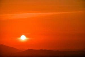 zonsopgangen in gouden foto